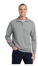 ATS F&S 1/4- Zip Cadet Collar Sweatshirt