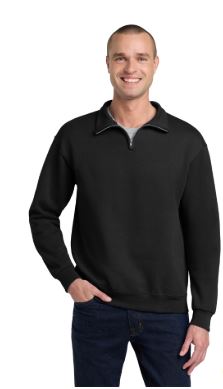 ATS F&S 1/4- Zip Cadet Collar Sweatshirt