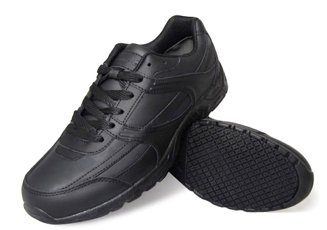 1010 Genuine Grip Men's Athletic Black Shoes