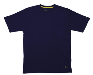 thumbnail image 2 of Berne Lightweight Performance Short Sleeve Pocket T-Shirt (BSM38) - Pine Green, Moisture Wicking 2 of 4